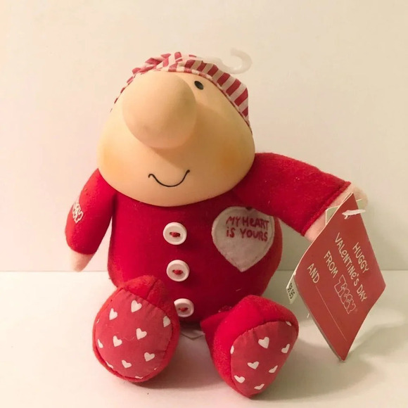 Vintage 1990 American Greetings Ziggy Valentines Day Plush Soft Doll - Picture 15 of 15